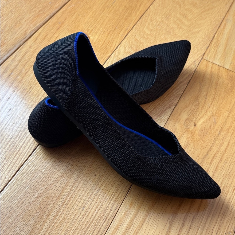 Rothy’s The Point ll shoe in black sz 8 - Picture 10 of 13